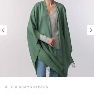 Alicia Adams Alpaca Sage Green Wrap